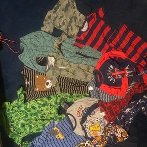 5T Boys Pajamas 15 piece lot